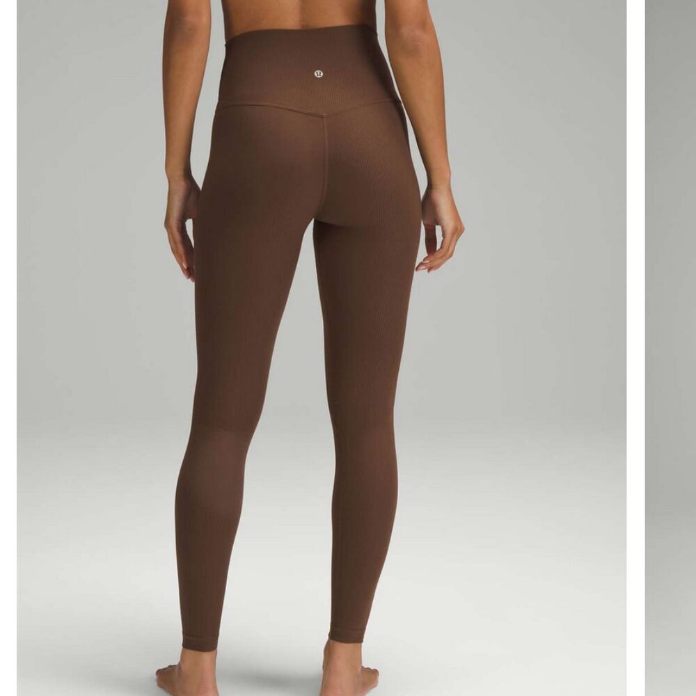 Lululemon Align Ribbed Pant 14 Java - image 4